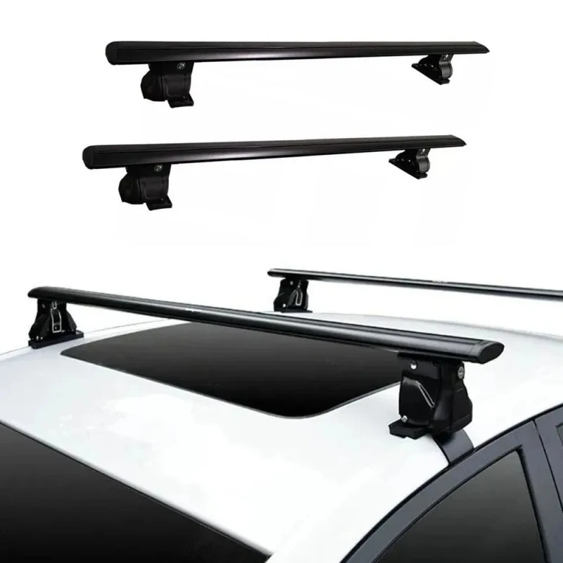 

High Quality Fits 2022-2026 2PCS Bar Black Bare Roof Lage Cargo With Anti-Theft Locks Premium Car Accessories
