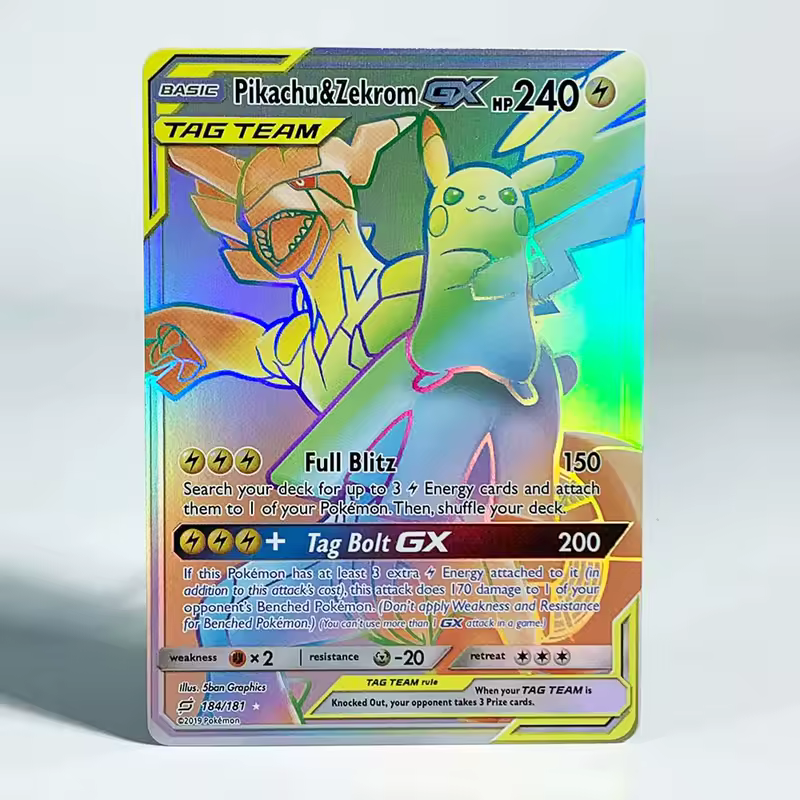 Pokemon Ancient Mew Collection Card Mew Classic Limited Anime Cards Zekrom Reshiram Victini Holographic Proxy Card Gift Toys - Image 19