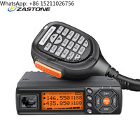 ZASTONE Z218   Zastone 25W Car Walkie Talkie Dual Band UHF VHF Mobile Radio