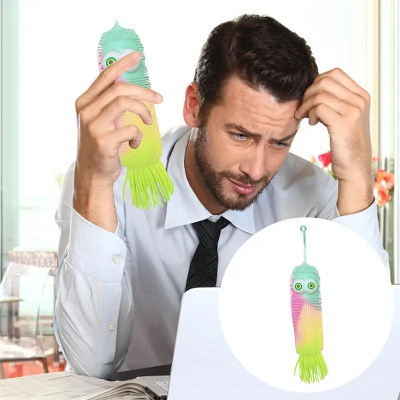 Pop out olhos squeeze brinquedo portátil bolas de estresse dos desenhos animados brinquedo sensorial macio alívio do estresse brinquedo sensorial para crianças adultos