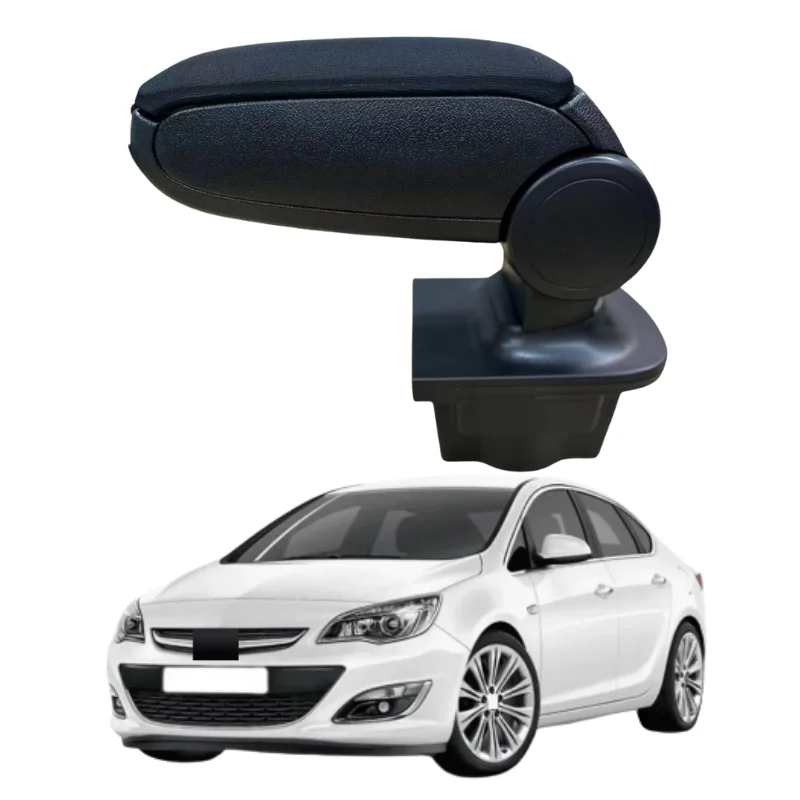 

For Opel Astra J 2010–2020 Car Armrest Center Console Leather Fabric Armrest Cover Storage Box Organizer Replacement Console