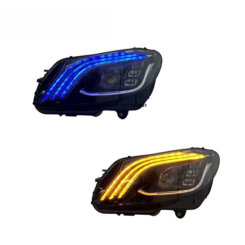 

2 Unit LED Headlights Car Accessories Suitable for Auto Lighting Systems C-Class Headlight Assembly W205 Modified