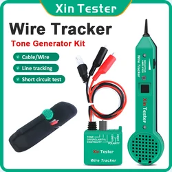 Xin Tester Tone Generator Probe Kit, Wire Toner Cable Tracer High Accuracy Network Cable Jack Testers Ethernet Circuit Trace