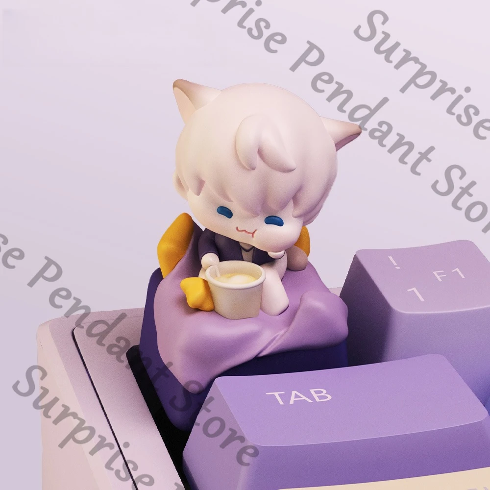 Love and deepspace Sylus Rafayel Zayne Xavier colleagues ambitus Cat cat Q version cute keycap Birthday gift