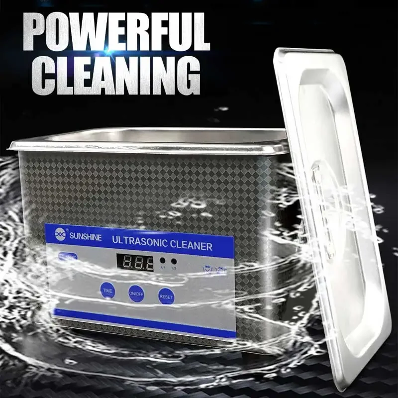 800ml Jewelry Circuit Board Electronic Component Digital Ultrasonic Cleaner Sunshine SS-6508T For Cleaning Sterilizing Machine