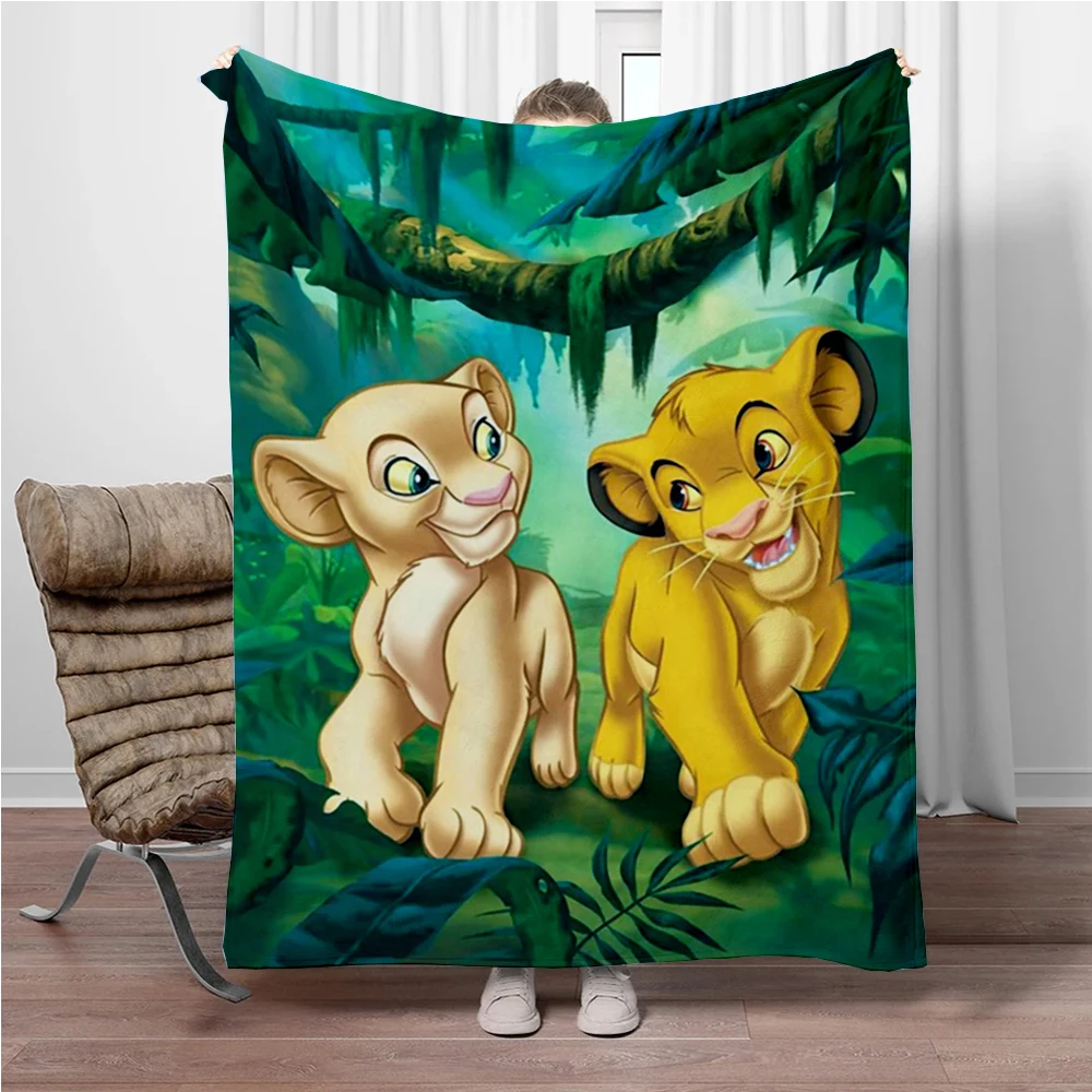 31 Style Lion King Simba Cartoon Flannel Blanket.Sofa,Bedroom.Bed Home Office Nap Blanket Car,Camping,Travel Picnic Blanket Gift