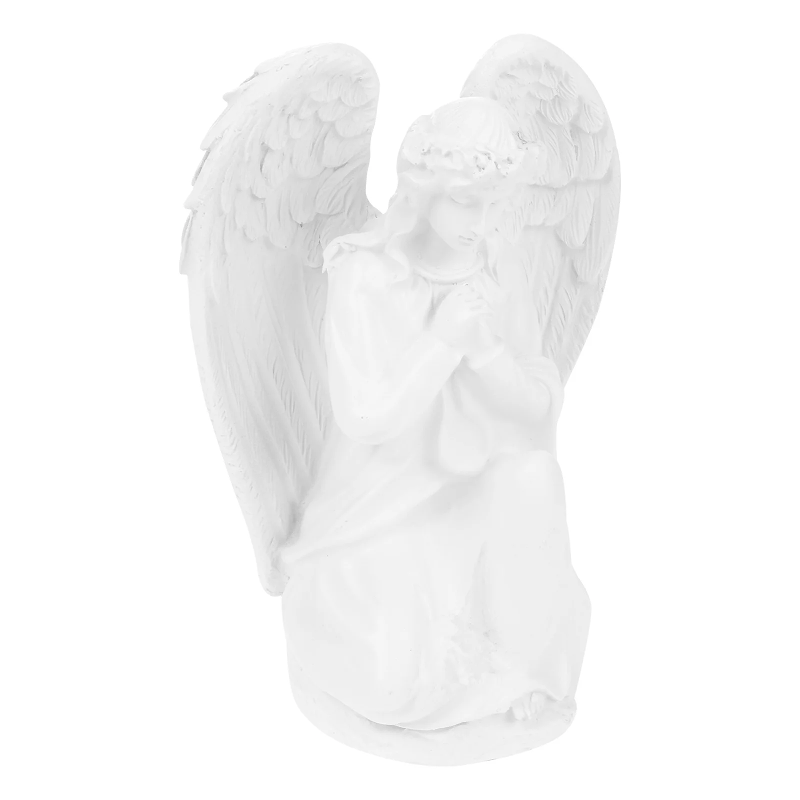 

1pc Prayer Angel Desktop Decor For Home Decor For Home Church Tabletop Statue Lightweight Mini Ornament Holy Craft