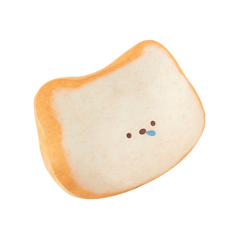 귀여운 빵 모양 베개, 귀여운 토스트 팬더 인형, 어린이 생일 선물, 포근한 장난감, 어린이용 부드러운 쿠션 장식