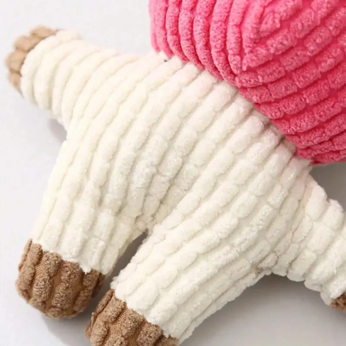 لطيف البقرة شكل محشوة الكلب مضغ ألعاب من نسيج مخملي لتنظيف الأسنان وطحن لعبة صار تفاعلية لتخفيف الملل للكلاب