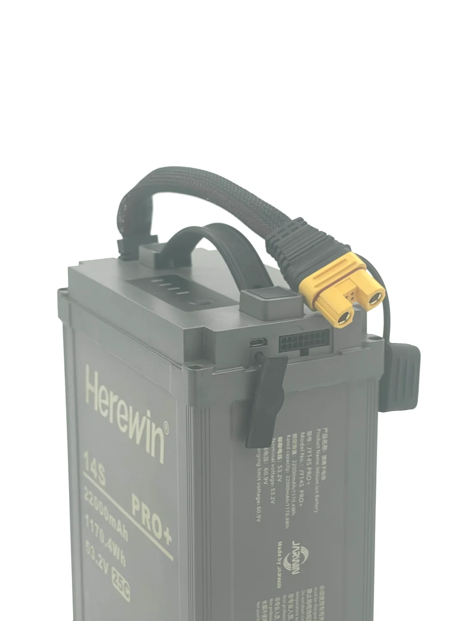 بطارية ليثيوم ذكية 14S 53.2 فولت 22000 مللي أمبير في الساعة عالية المعدل لـ EVTOL والفضاء والروبوتات الصناعية