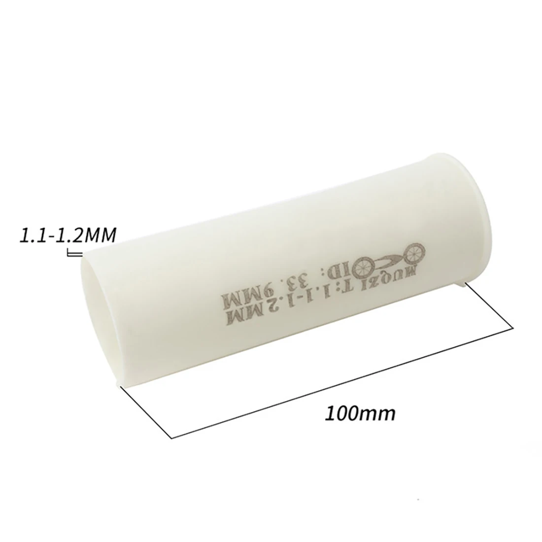 Folding Electric Bike Seat Post Sleeve 33.9MM Conversion Bushing Seat Tube Adapter Thickness 1.1mm ~1.2mm Anti-Scratch