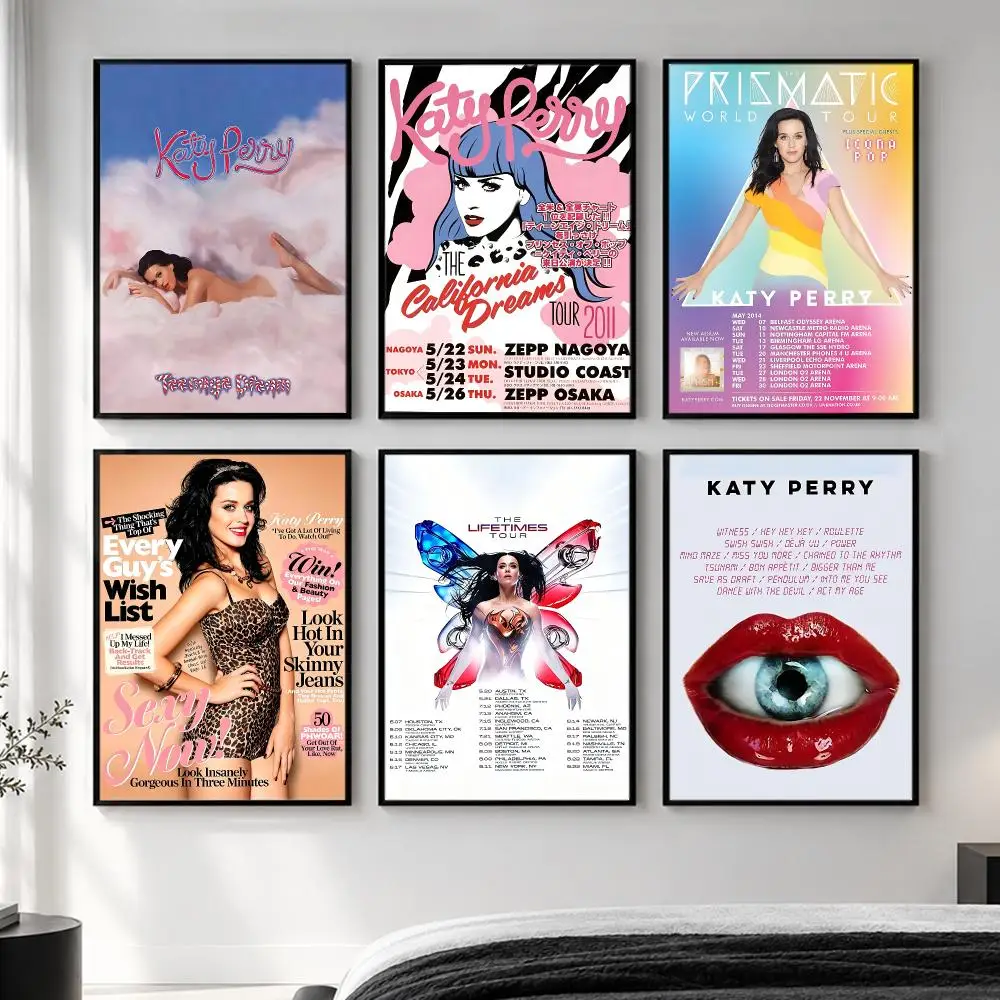music Katy Perry Poster  HD Poster Simple Home Decoration Suitable for Living Room Bedroom Corridor Gift Giving
