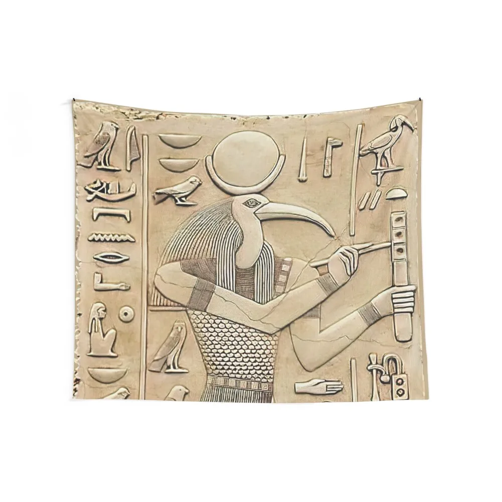 Ancient Egyptian God Thoth Tapestry Decor For Bedroom Wallpaper Bedroom Home Decorating Tapestry