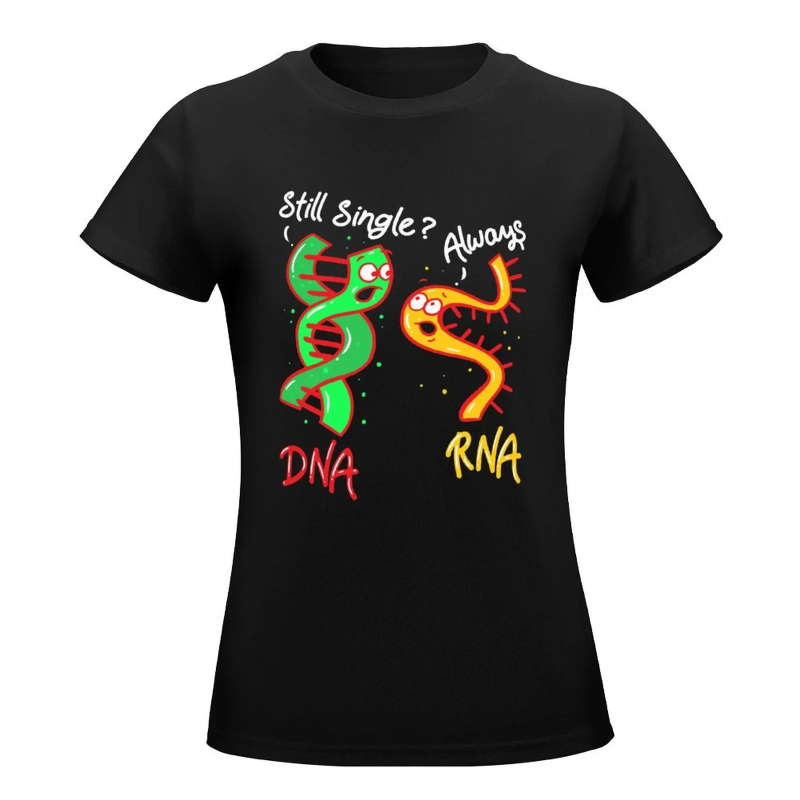 Biologie Genetica Dna Rna Single Gift T-Shirt Vrouwelijke Kleding Dierenprint Shirt Voor Meisjes T-Shirts Voor Vrouwen