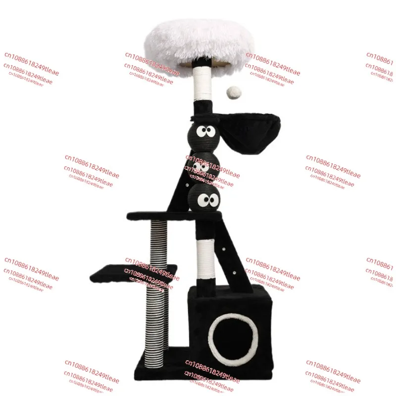 

Cat Tree , Cat Tower condo for Indoor Cats, Cat House with Padded Plush Perch