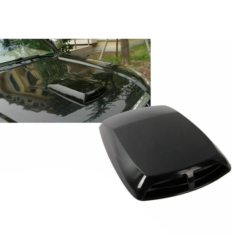 Universal Car Truck Hood Air Flow Intake Hood Scoop Vent Hood Cover Car Decorative