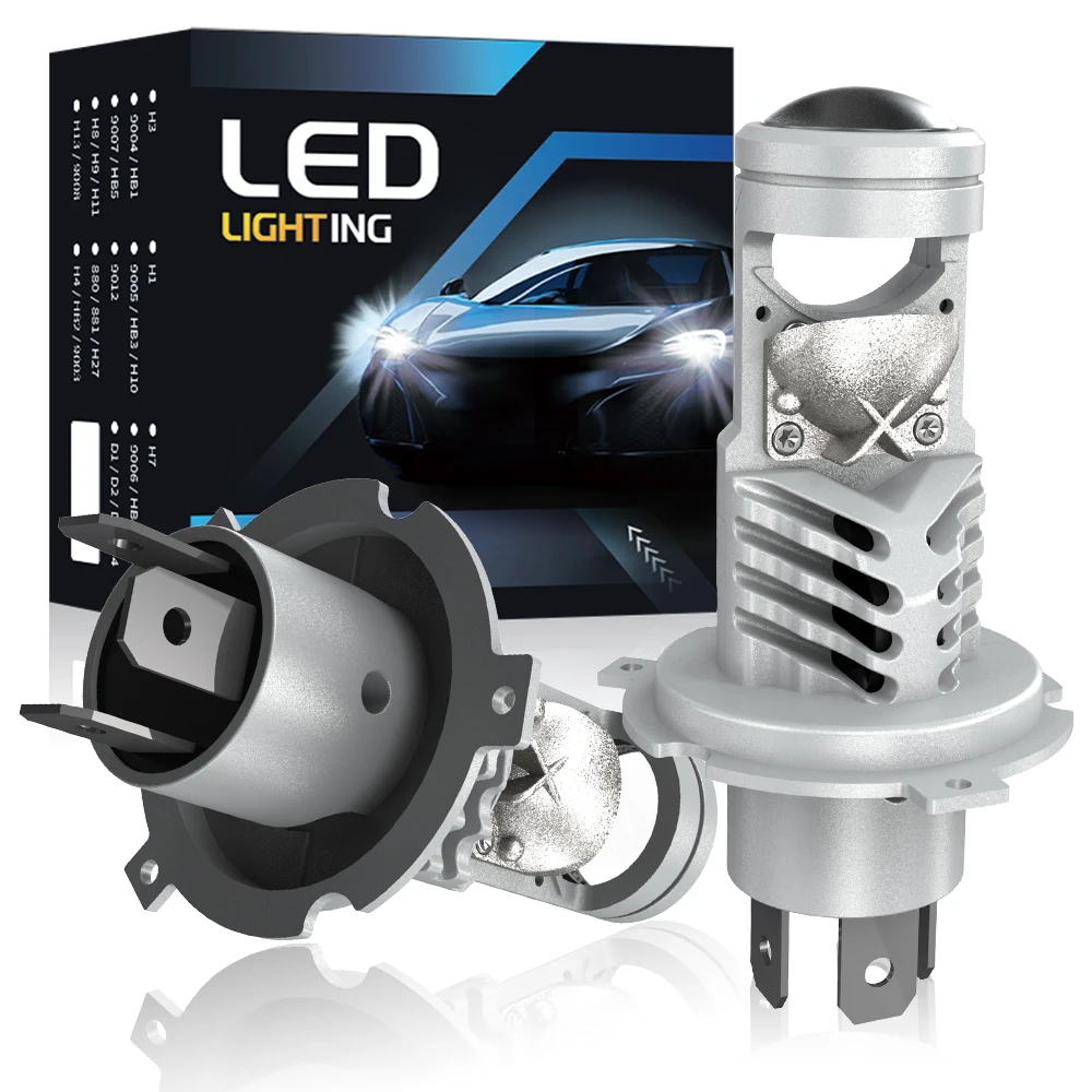 

H7 H4 Mini Led Lens Headlight 1:1 Halogen lamp design H11 H8 H9 Led Projector Car Bulb 9005 9006 HB3 HB4 Fog Lights Lamp 12V