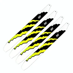 2pairs 380mm Carbon Fiber Main Rotor Blade For Align Trex 380 HD380A 470L 470LT Helicopter Kit