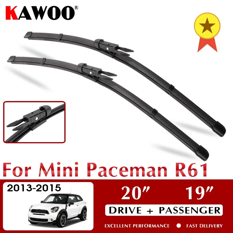 KAWOO Wiper Front Car Wiper Blade For Mini Paceman R61 2013-2015 Windshield Windscreen Window 20