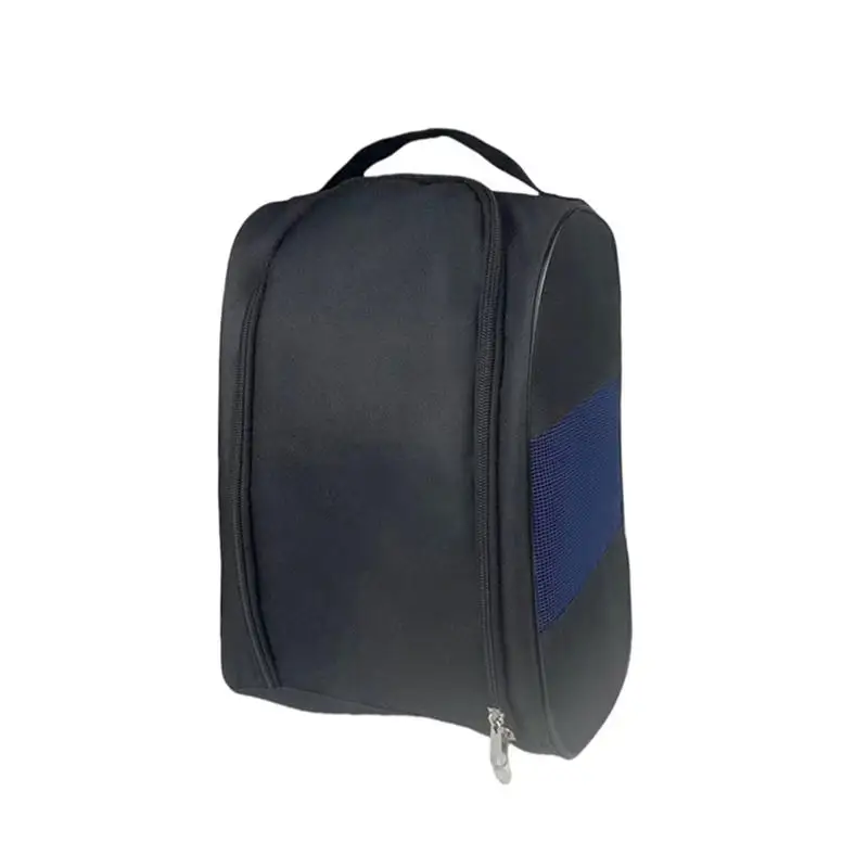 Bolsa deportiva de fútbol de tela Oxford portátil, bolsa ligera transpirable para zapatos de Golf con cremallera, bolsas porta zapatos a prueba de polvo, Unisex