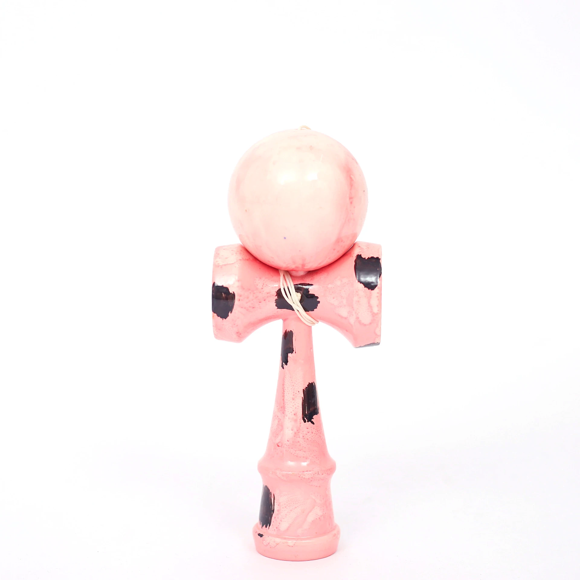 Różowa Graffiti Trick Ball Drewniana Kendama Piłka Fitness Trening Koordynacji Oko-Ręka Dzieci Tradycyjna Gra Zabawa Łapanie Piłki Zabawka