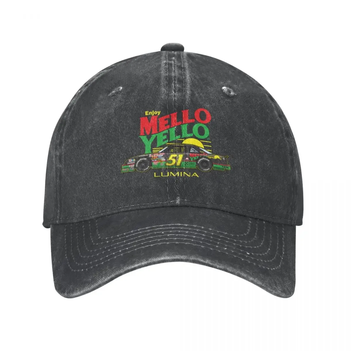 #51 Mello Yello Cole Trickle Days of Thunder Illustration Cowboy Hat Mountaineering Brand Man cap Rave Women's 2024 Men's