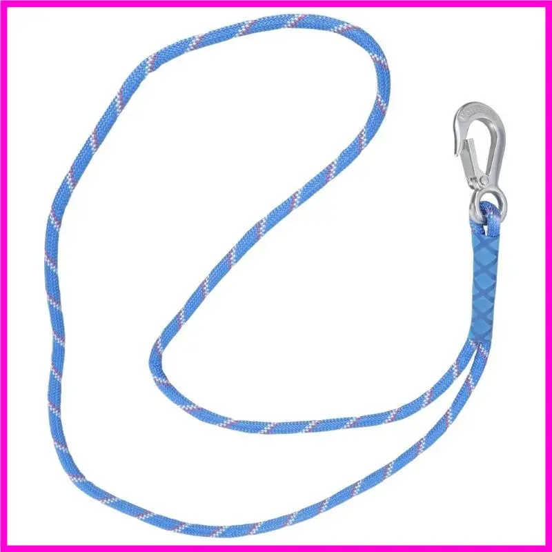 

57BE Hammock Suspension Cord Rope 100cm for Outdoor Tree Hanging with Stainless Hook