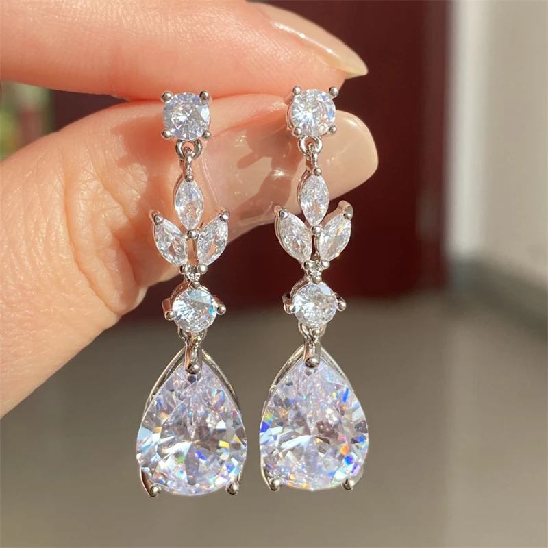 ZAKOL Brand Luxury AAA Zircon Earrings Necklace Jewelry Set Gorgeous Crystal Dubai Wedding Party Jewelry