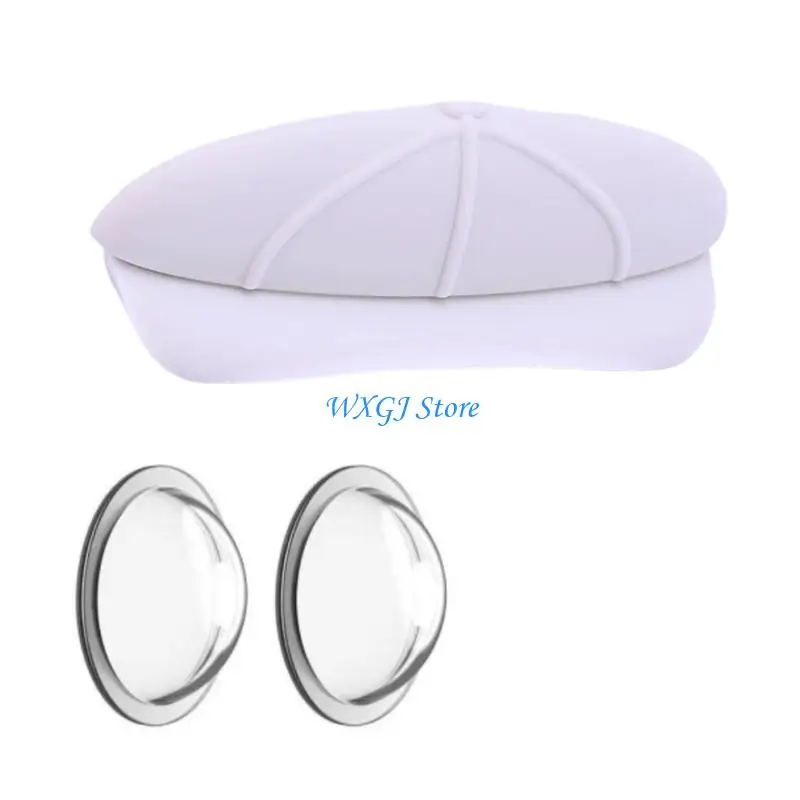 

37JE Quick Install Car Camera Rain Cover Flexible Silicone PVC Cover for Clear Visibilities Resist Fade And Wear Long Lasting