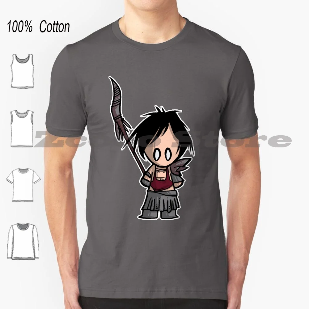 Morrigan T-Shirt 100% Cotton Men Women Personalized Pattern Alistair Da Dao Dragon Age Dragon Game Gameplay Cute King Ferelden