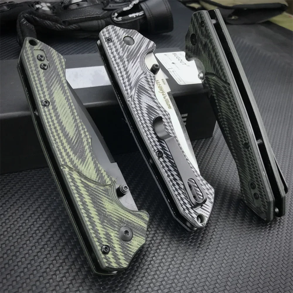 BM 615BK Folding Knife S30V Blade G10 Handle Outdoor Survival Camping Hunting Tactical Pocket Knives Rescue EDC Sharp Tools