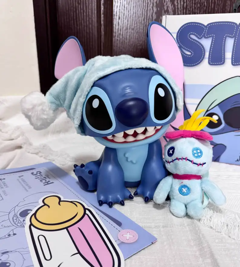 

In Stock Stitch Large Doll Sound Bluetooth Decorative Birthday Gift Cute Toy For Best Friend Girls Decoration Anime Themed Toys