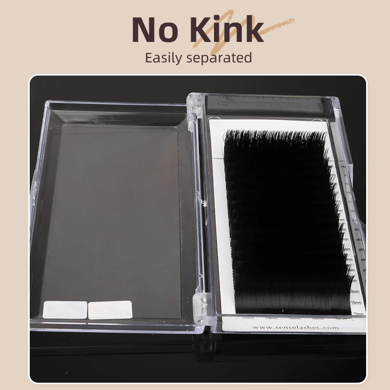 Mink Individual Eyelash Extension 0.07MM Premium Volume Lashes Tray 8-25mm Mega Matte Eyelashes All Size Cilios Beauty Makeup