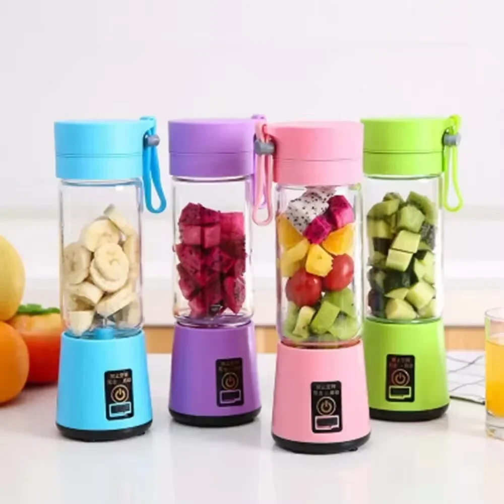 6 Blade Juicer Cup Maker for Kitchen Portable On-the-Go Juice Blender Summer Personal Electric Mini Bottle Home USB