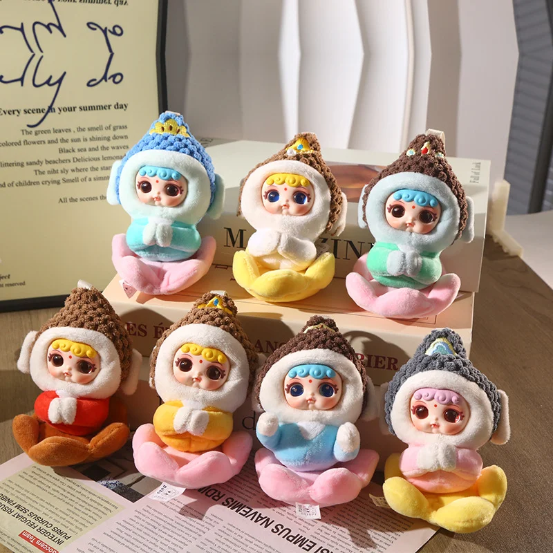 

DUDU Xiaomeng Будда плюшевая подвеска слепая коробка, креативная мультяшная кукла кулон слепая коробка рюкзак декоративная подвеска