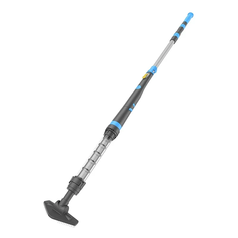 Solar Powered Pool Cleaner Brushless Motor IPX7 Waterproof Long Battery Life Cordless