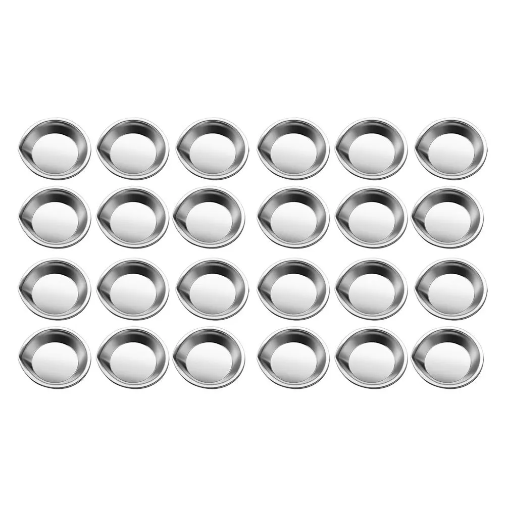 

30pcs Stainless Steel Color Mixing Tray Portable Painting Palette For Artists Students Pigment Trays Art Supply Organizer