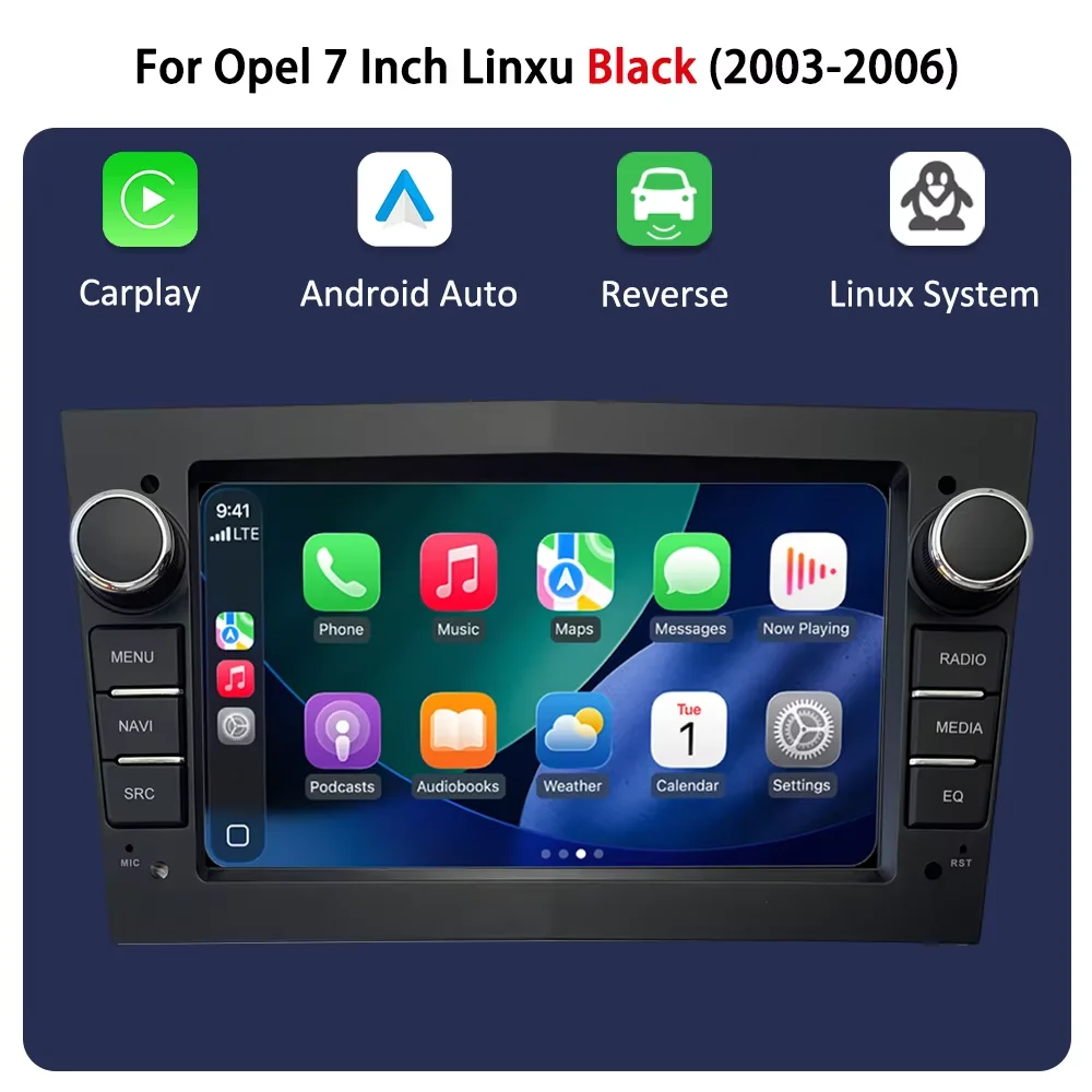 Linux autoradio voor Opel Astra Antara Vectra Corsa multimediaspeler GPS draadloze Carplay Android Auto Bluetooth DSP auto-audio