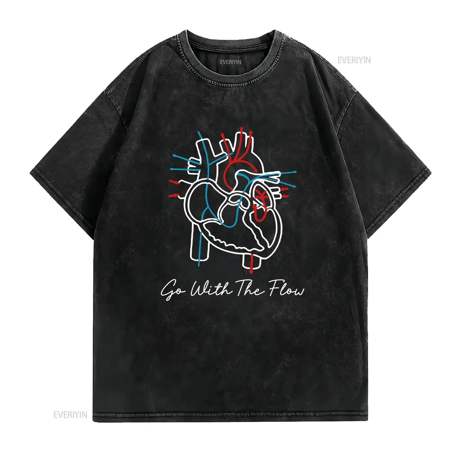 Cardiology Cardiac Nurse and Doctor T Shirt Valentine Heart Anatomy ICU CVICU Surgeon Medical Student Rehab Graduation s Unisex