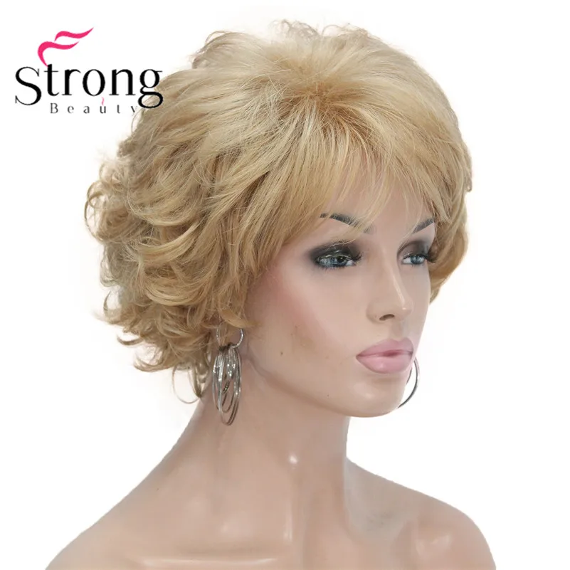 Short Soft Tousled Curls Brown,Auburn,Blonde Full Synthetic Wigs COLOUR CHOICES