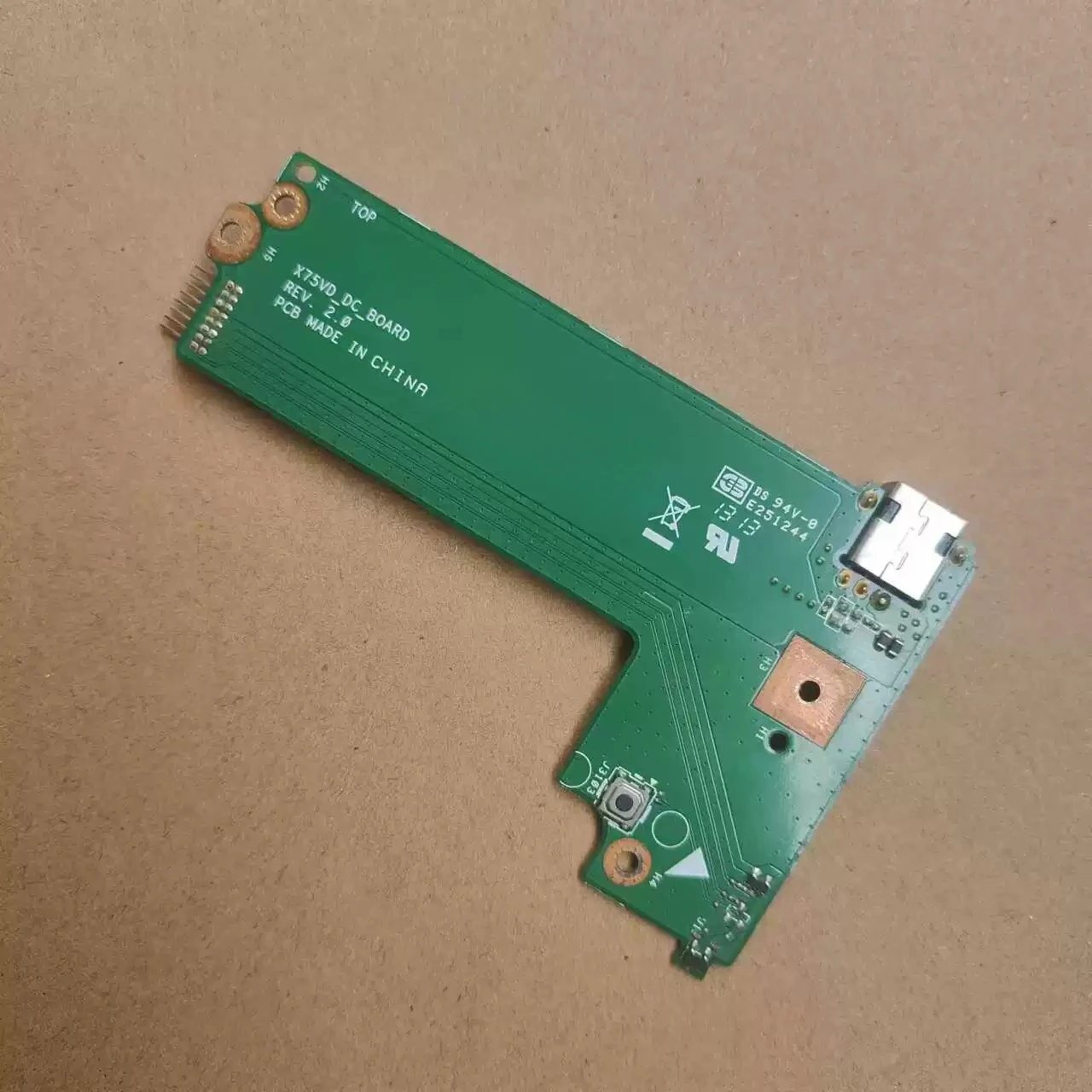 for ASUS X75V X75Y X75VB X75VD power board, switch board, original