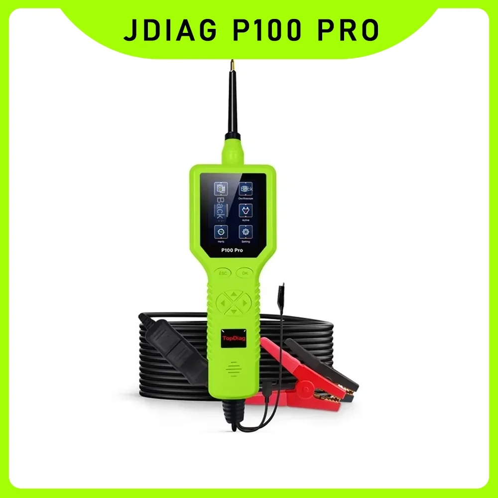 Power Probe JDiag P100 Pro  Car Circuit Analyzer Automotive Electric System Tool Injector Tester For Truck Motorcycle Tester