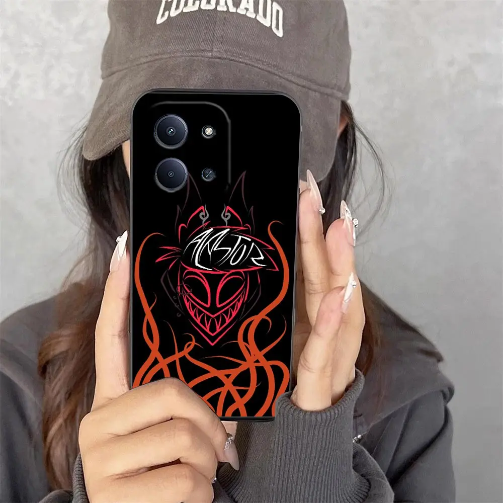 A-Alastor H-Hazbin Hotel AD Cover Phone Case For Redmi A1 A2 A3 A5 A7 15 15C 14C 13C 13 12C 12 10 10C 9T 9C 9A 9 8 K60 K30 Shell