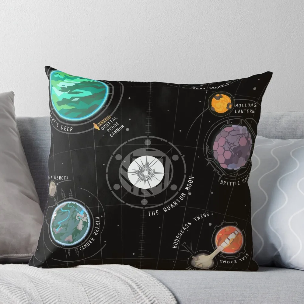 

Outer Wilds System Throw Pillow bed pillows Custom Cushion Photo Decorative pillow case pillow pillowcase