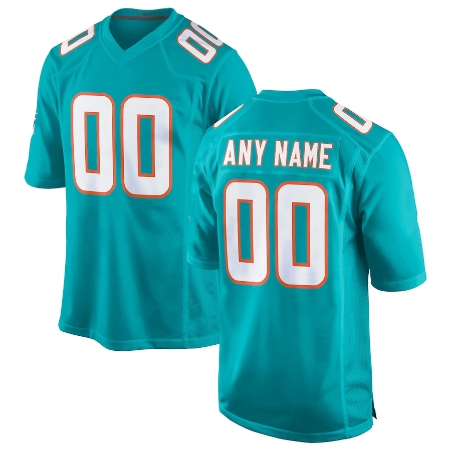 

Custom Miami Stitched Jersey America Game Footbball Jersey Personalized Any Name Number All US SIze S-3XL