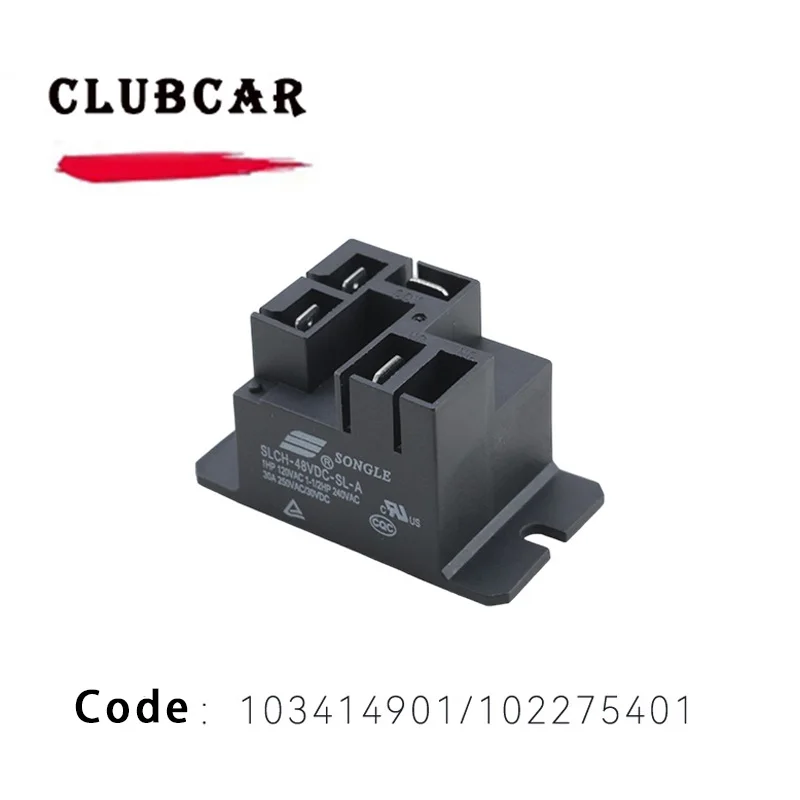 Battery charger meter 48V30A for clubcar golf cart sightseeing car with 103414901/102275401 relay electricity counting device