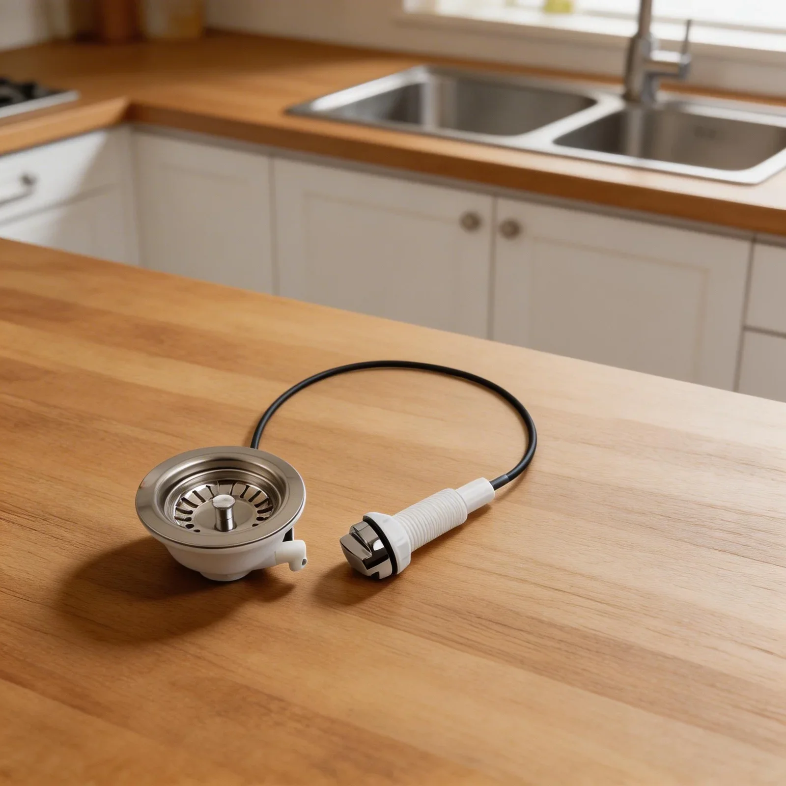 

Everyday Kitchen Use Sewer Filter Basket Cable Controller Thickened Stainless Steel Versatile Drainage Options