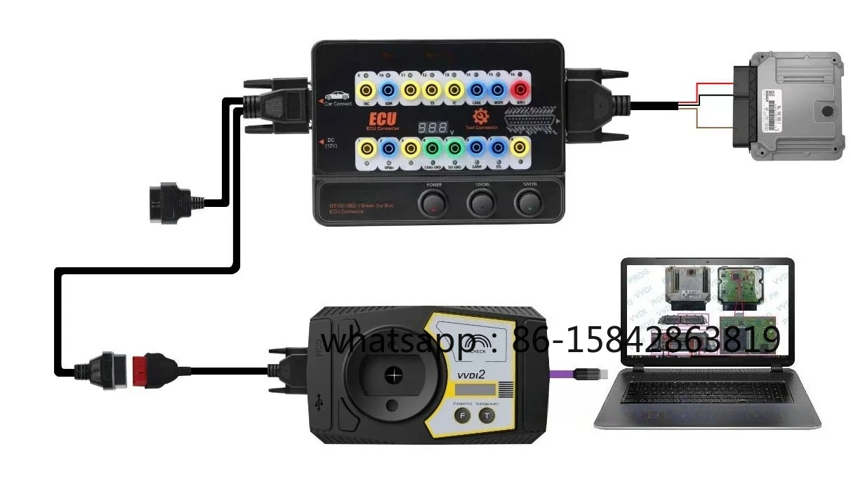 2026  GT100 OBDII Break Out Box ECU Universal Connection Protocol Communication Detector