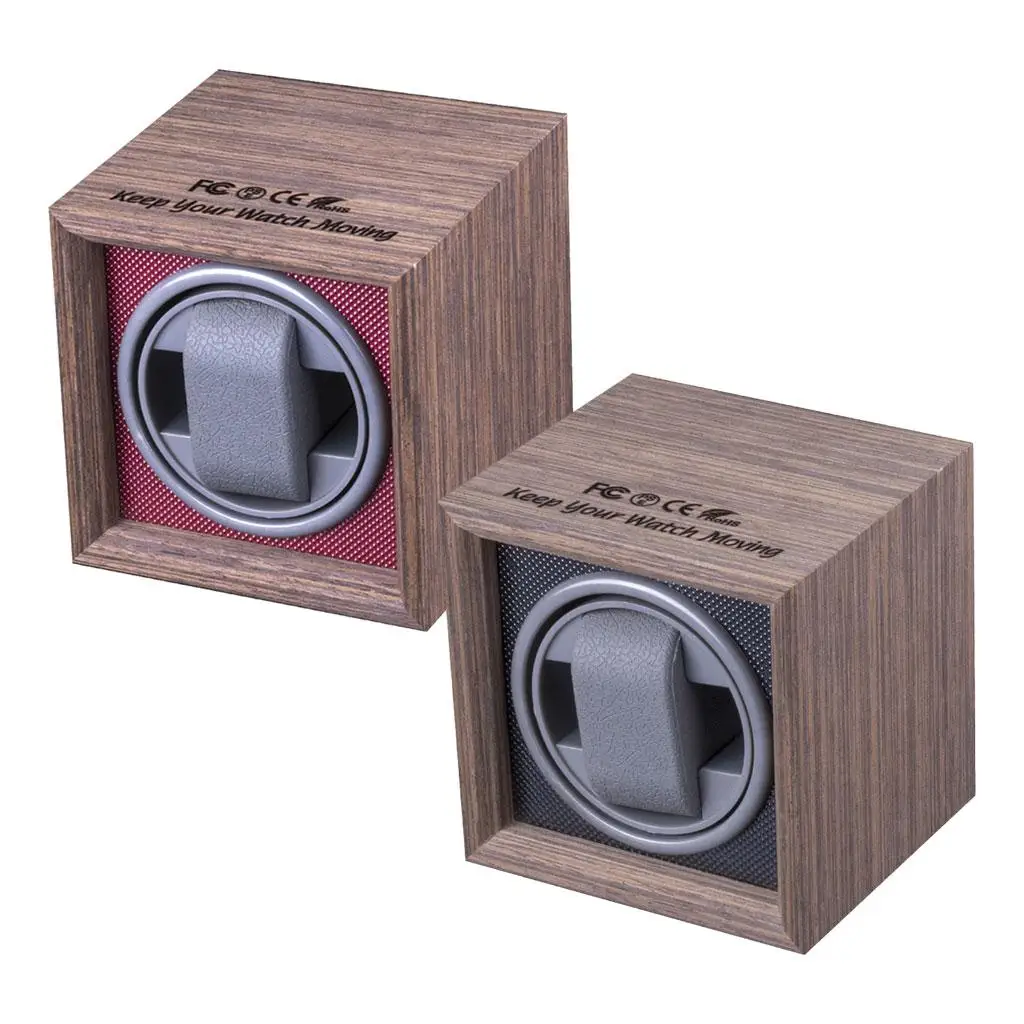 Automatic Watch Winder USB Jewelry Storage PU Leather for Mechanical Watches