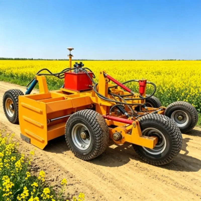 Centimeter-Level Laser Land Leveler Tractor Drawn Grader Soil Scraper Agricultural Machinery